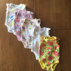 Rosie Pope Baby Girl 0-3 month Onesies